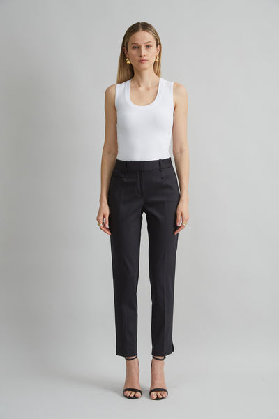 Cotton Slim Slit Pant Image 3