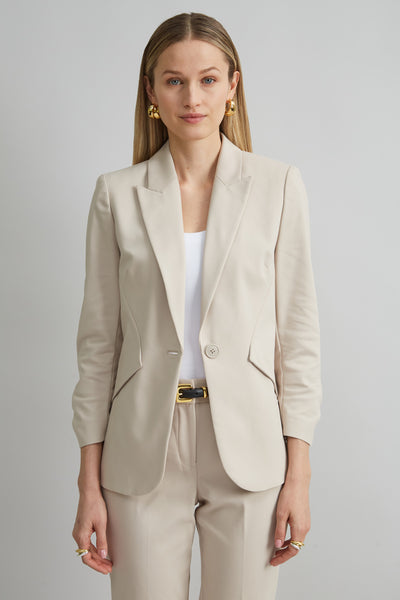 Cotton Panel Blazer Image 3
