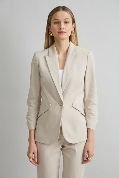 Cotton Panel Blazer Image 1