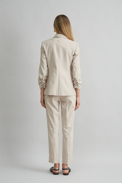 Cotton Panel Blazer Image 5