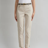 Cotton Slim Slit Pant