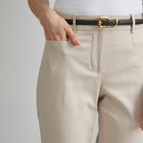 Cotton Slim Slit Pant