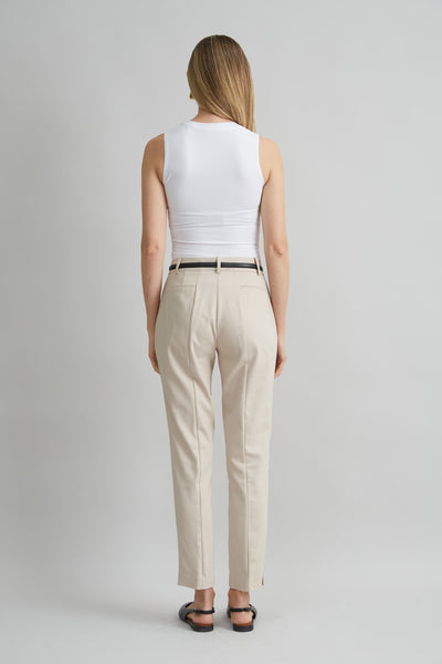 Cotton Slim Slit Pant Image 5