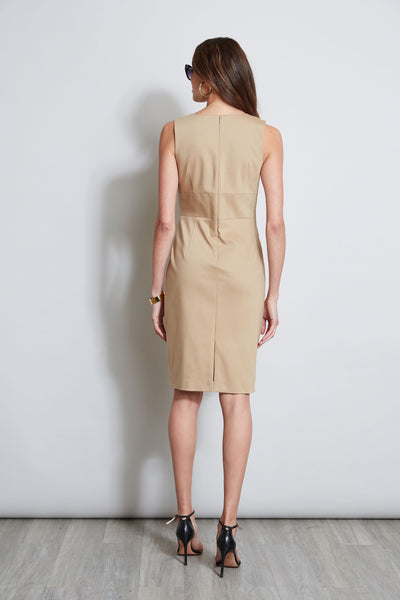 Square Neck Slim Dress Image 4