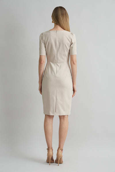 Short Sleeve Square Neck Cotton Dress Image 4