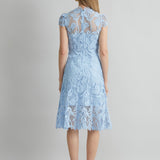 Floral Lace Midi Dress