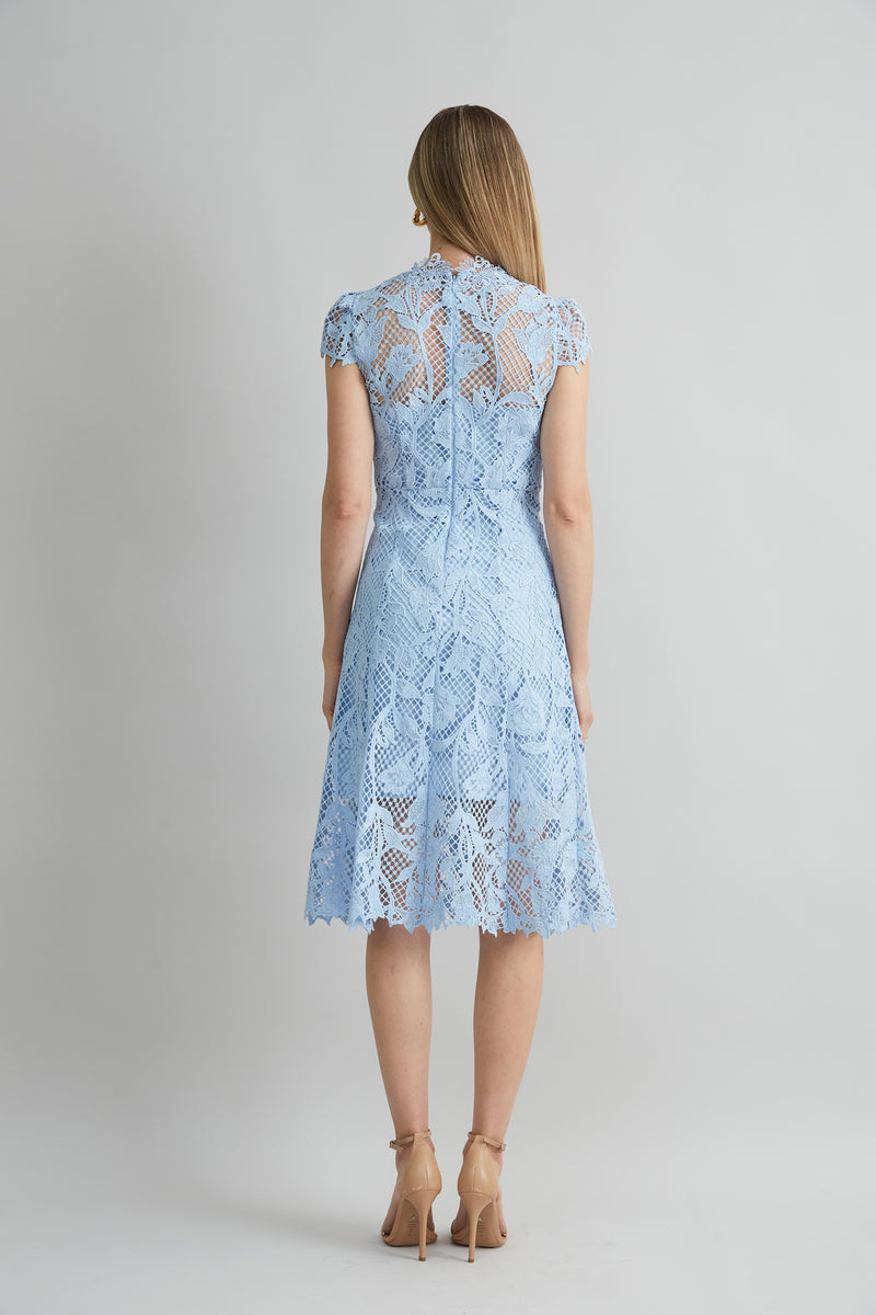 Floral Lace Midi Dress Elie Tahari Floral Lace Midi Dress Elie Tahari