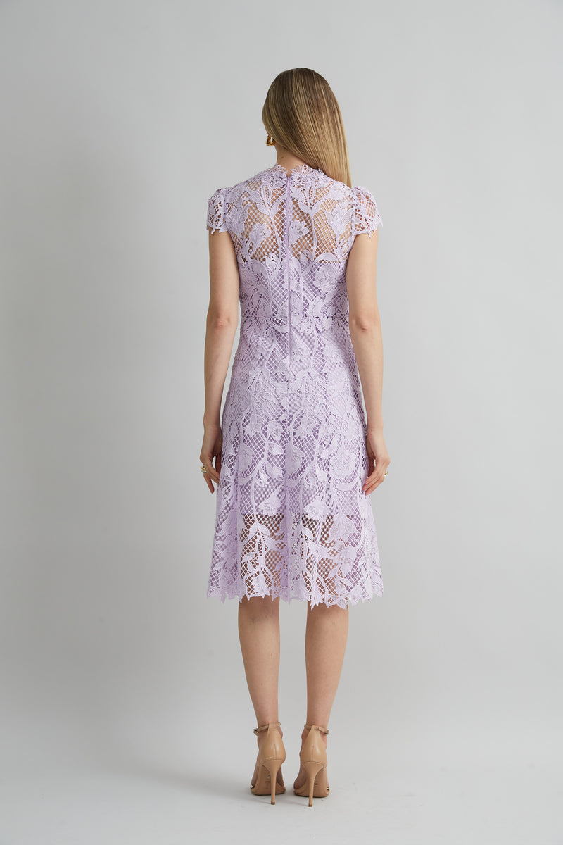 Floral Lace Midi Dress Elie Tahari Floral Lace Midi Dress Elie Tahari