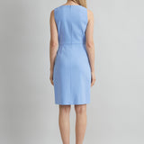 Contour Crepe Button Dress