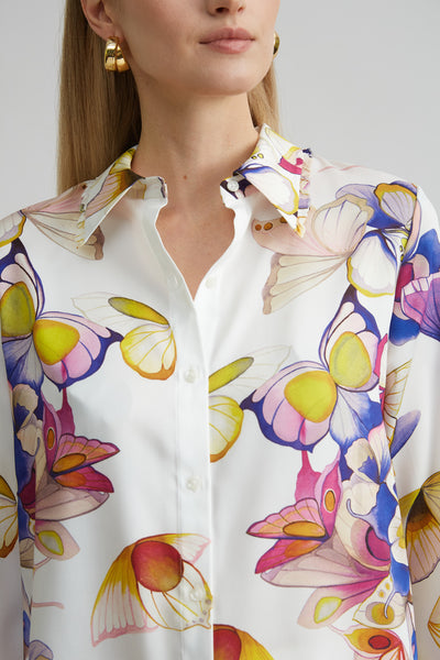 Butterfly Twill Button Down Shirt Image 5