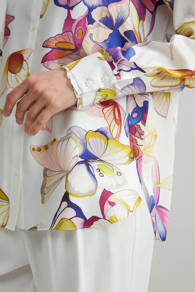 Butterfly Twill Button Down Shirt Image 4