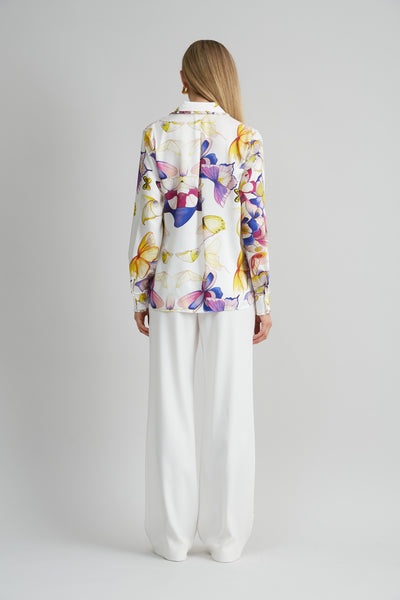 Butterfly Twill Button Down Shirt Image 6