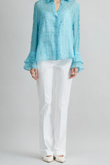 Stretch Cotton Fit & Flare Pant