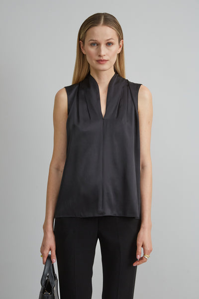 Silk Satin Contour Shirt - OL Image 1