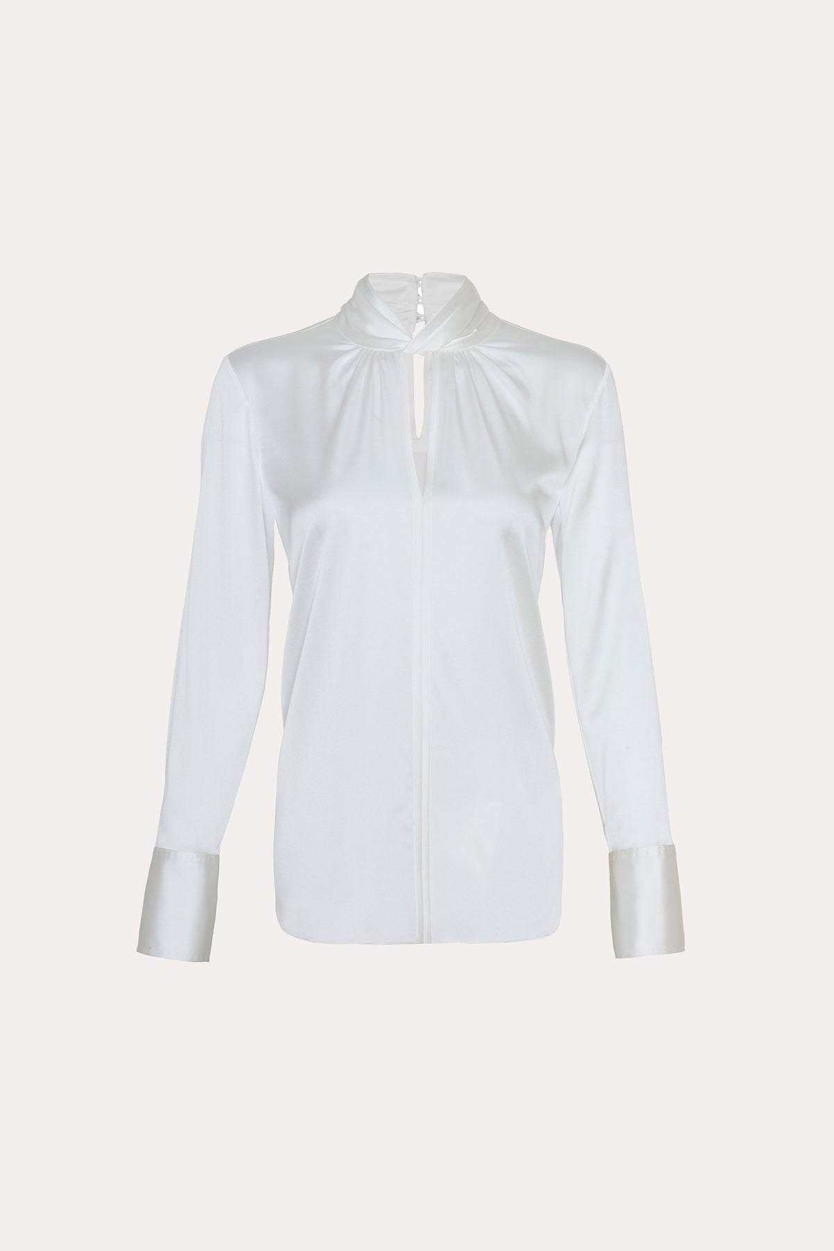 Silk Twist Neck Shirt – Elie Tahari