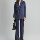 Satin Fit & Flare Pant