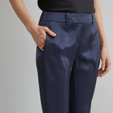 Satin Fit & Flare Pant