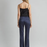 Satin Fit & Flare Pant