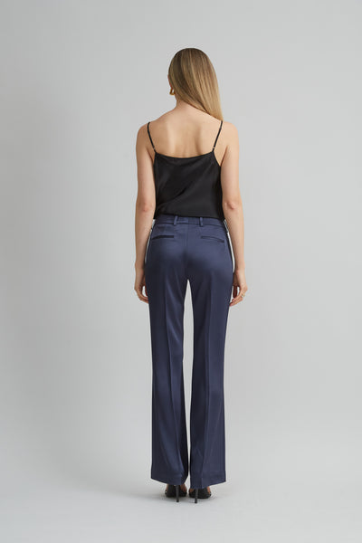 Satin Fit & Flare Pant Image 5