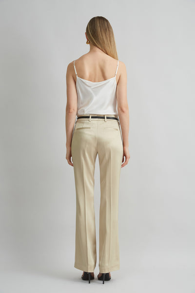 Satin Fit & Flare Pant Image 5