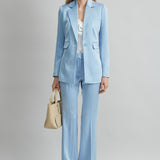 Satin Fit & Flare Pant