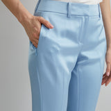 Satin Fit & Flare Pant