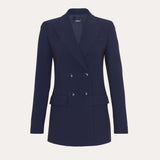 Double Breasted Crepe Blazer