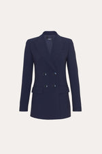 Double Breasted Crepe Blazer