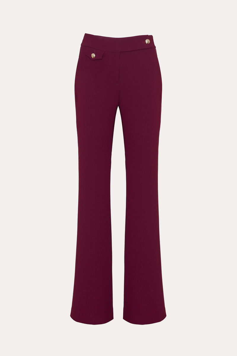 Crepe Flare Pant