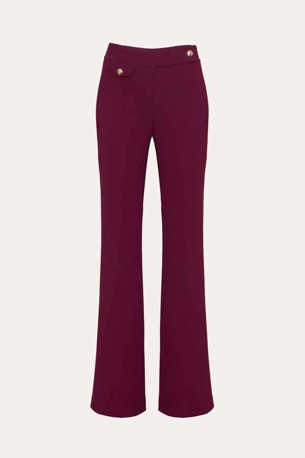 Crepe Flare Pant