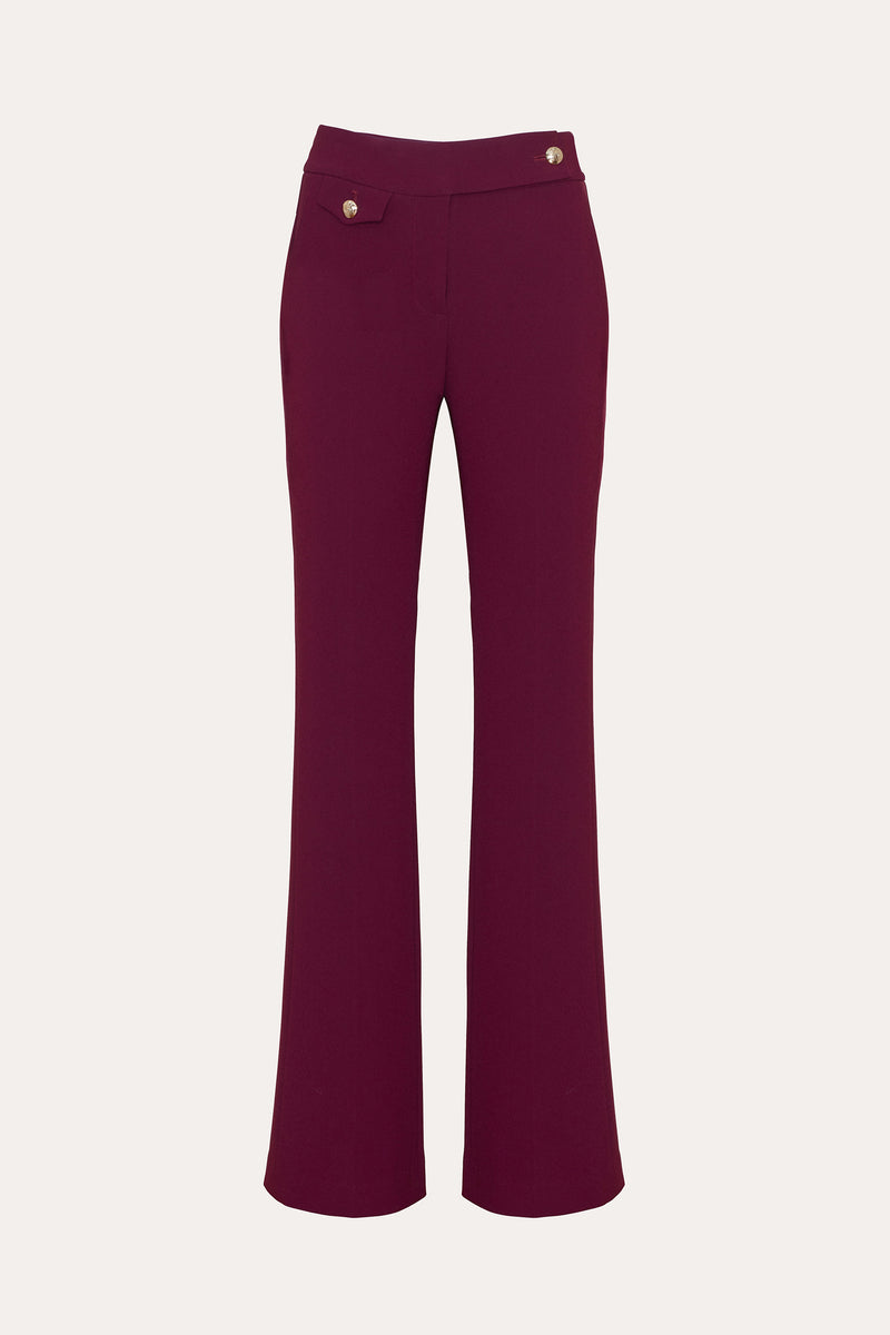 Crepe Flare Pant