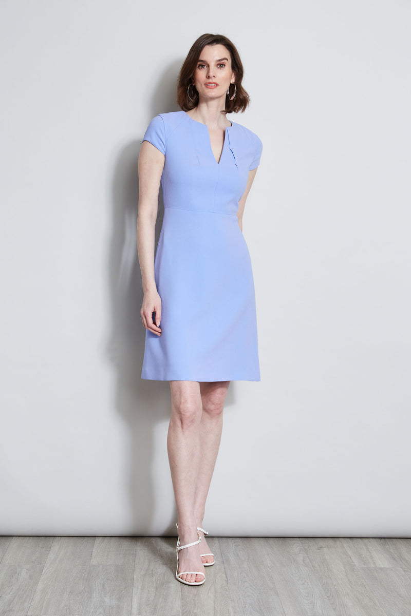 Short Sleeve Dart Dress