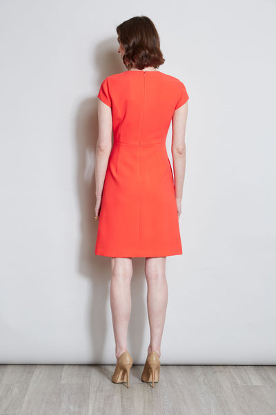 Short Sleeve Dart Dress Image 6