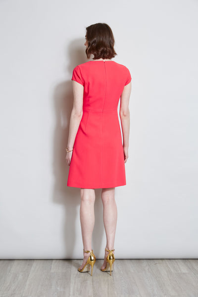 Short Sleeve Dart Dress Image 5