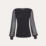 Applique Silk Shirt