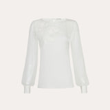 Applique Silk Shirt