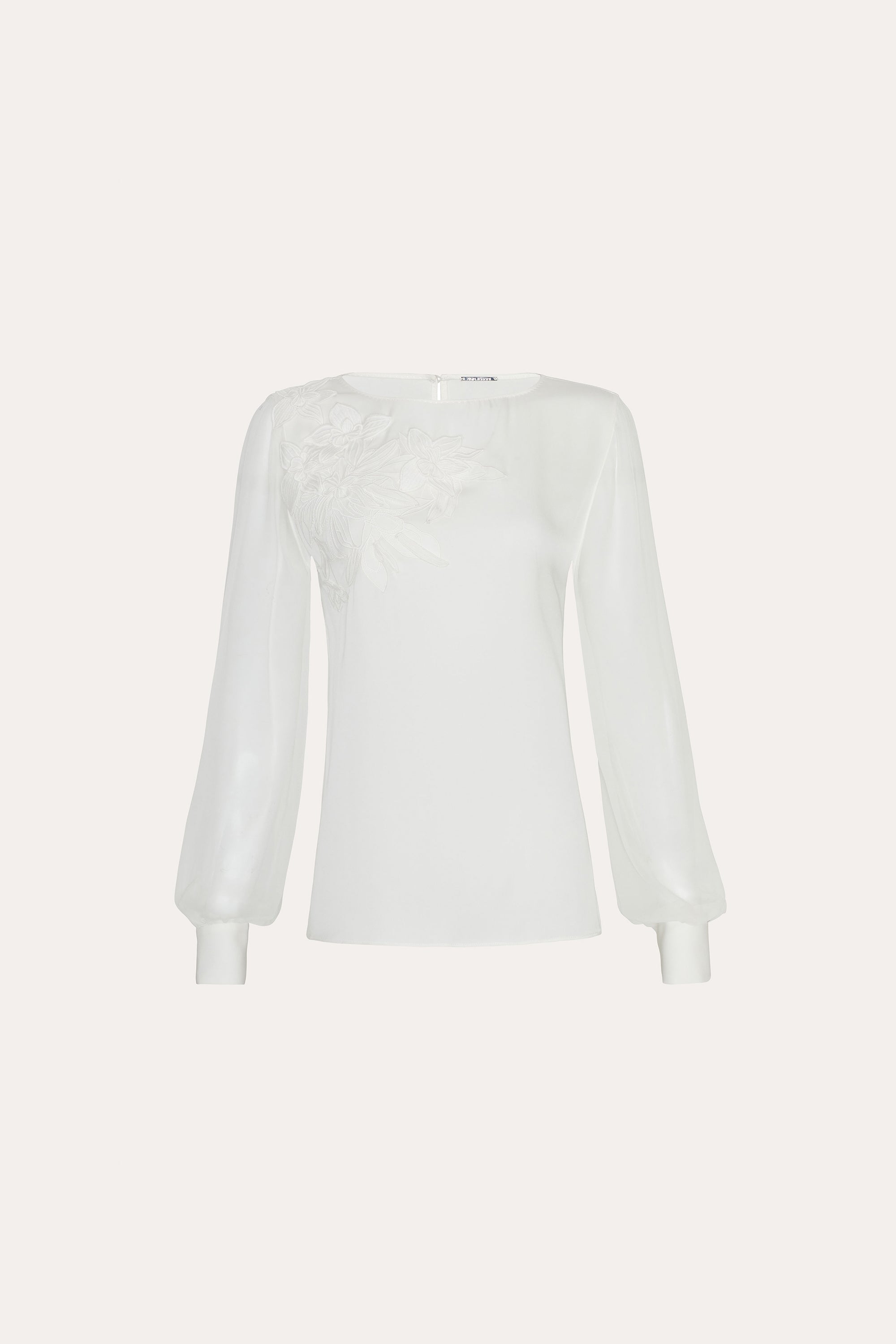 Applique Silk Shirt