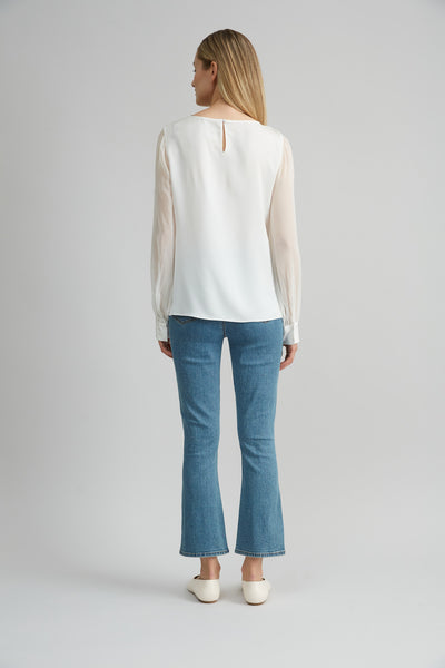 Applique Silk Shirt Image 7