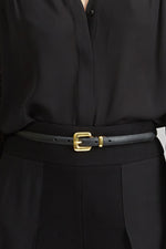 Skinny Leather Belt