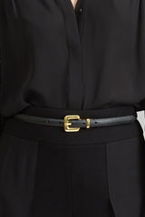 Skinny Leather Belt