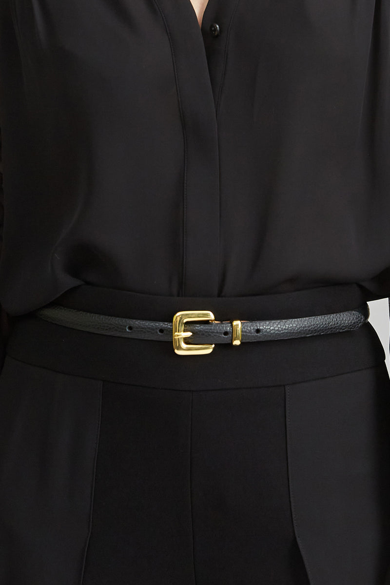 Skinny Leather Belt