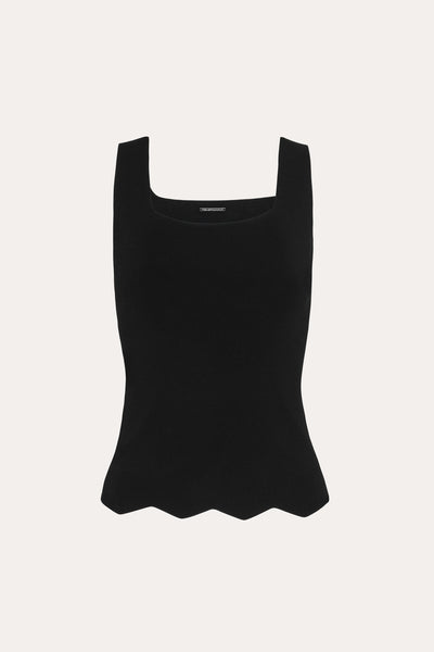 Scallop Hem Tank Image 1