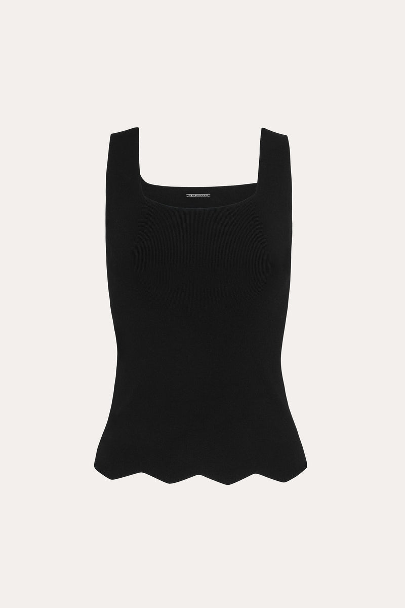 Scallop Hem Tank