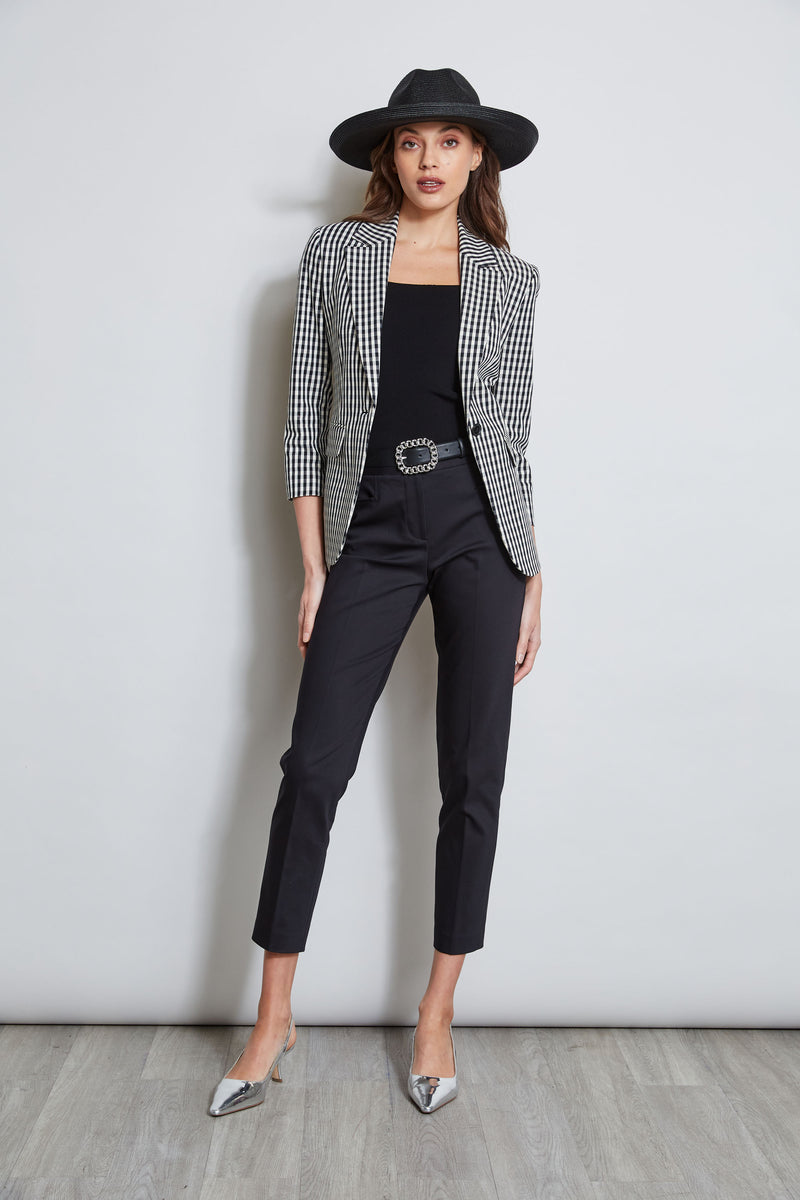 Gingham Blazer