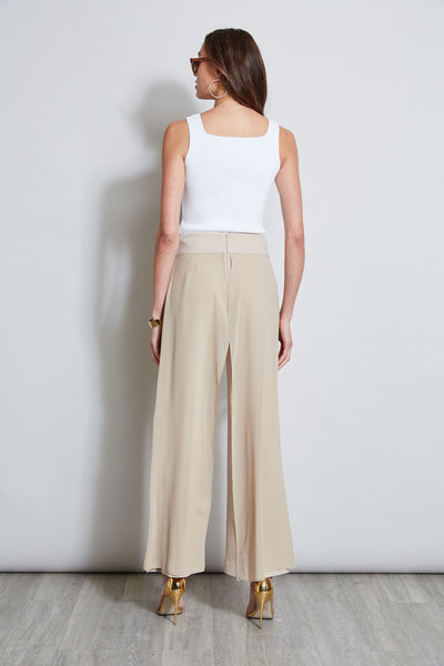 Chiffon Panel Pant Image 6