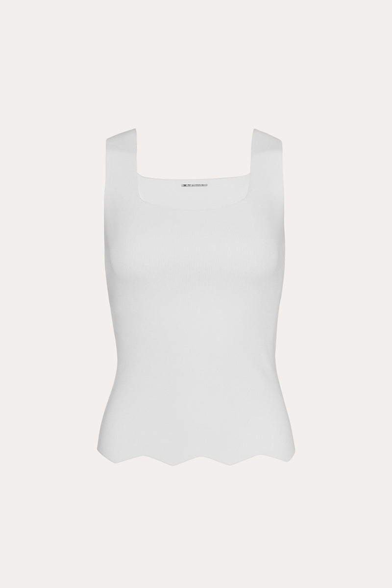 Scallop Hem Tank