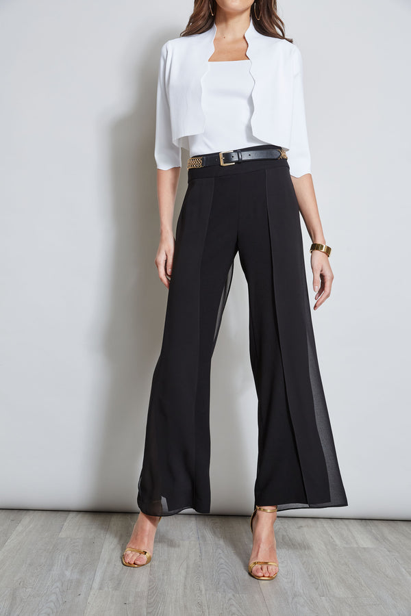 Chiffon Panel Pant