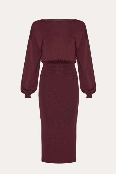 Yara Milano Knit Midi Dress