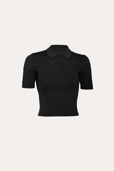 Skylar Milano Sculpt Cropped Polo