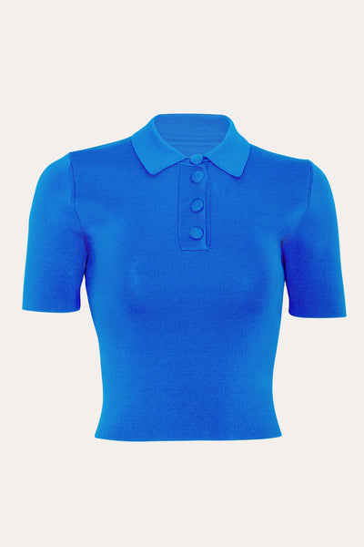 Skylar Milano Sculpt Cropped Polo